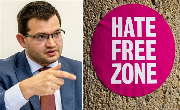 Ministr pro lidská práva Jan Chvojka hájí svj zámr ukonit projekt HateFree...