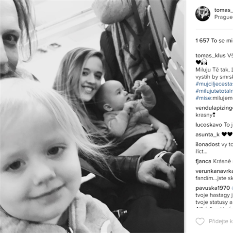 Tomovi vyznn na Instagramu dojalo i Vendulu Pizingerovou.