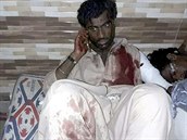 Krev, strach a panika, to ve je k vidní na fotkách z dalího teroristického...