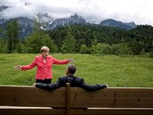 S nmeckou kanclékou Angelou Merkelovou se Trump sice jet nesetkal, ale...