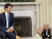 Výraz kanadského premiéra mluví za ve. Jen se vypovídej mrousi.