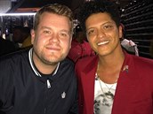 James Corden a Bruno Mars