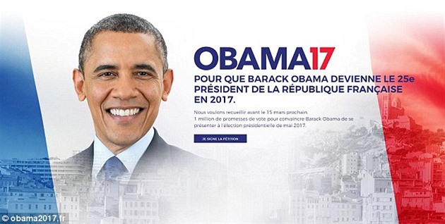 Barrack Obama jako prezident Francie? Celkem utopická pedstava, e? Pro nkoho...