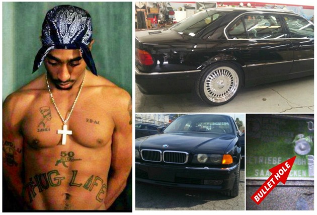 Tupacovo auto je na prodej