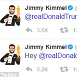 Trump na Kimmelovy tweety nereagoval.