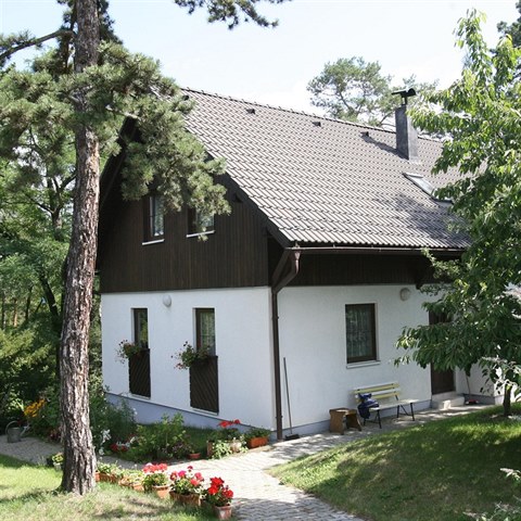Chata Jiho Paroubka ve Vranm nad Vltavou.