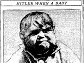 Tak takhle e vypadal Adolf Hitler jako malé dít? To tedy ne! Tehdejí noviny...