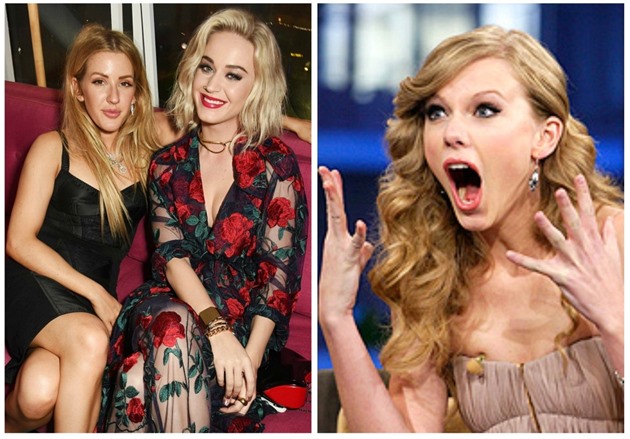 Ellie Goulding a Katy Perry / Taylor Swift