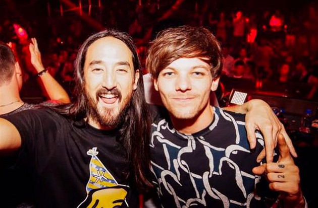 Steve Aoki a Louis Tomlinson