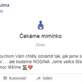 Marie novinu oznmila na sv sociln sti.