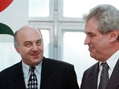 Ivo Svoboda (vlevo) byl ministrem financí v Zemanov vlád.