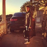 Patrik Schick si v Itlii podil i nadupan mercedes.