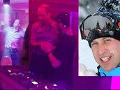 William tan�í v no�ním klubu.