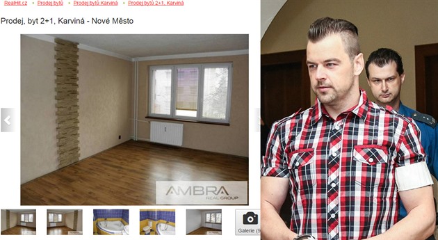 Petr Kramný sedí, jeho byt je na prodej!
