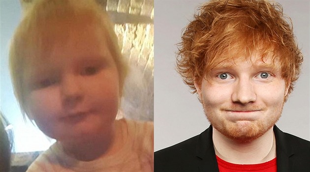 Ed Sheeran a jeho malá dvojnice