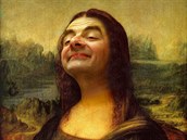 Dalí vtipný obrázek s Mr. Beanem.