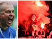 V derby si trenér Sparty Petr Rada uije, slávistití fanouci ho nenávidí.