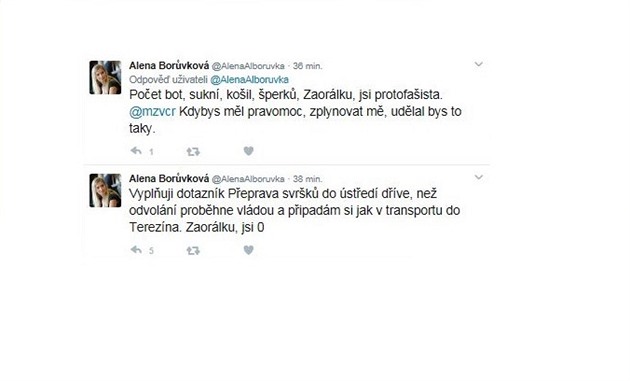 Manelka velvyslance Borvky a její dramatický odjezd.