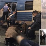 V moskevském metru vybuchla bomba.
