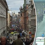 Dal teroristick tok? Tentokrt najel nklak do davu lid ve Stockholmu.