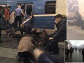 V moskevském metru vybuchla bomba.