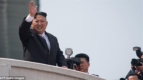 Severokorejský vdce Kim ong un.