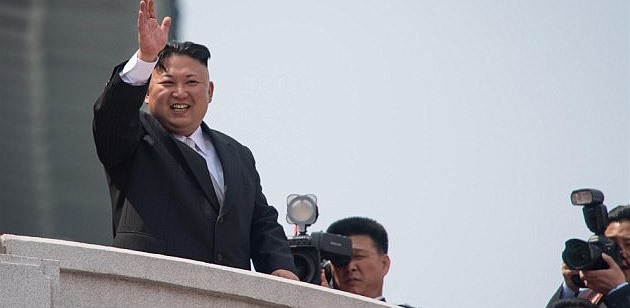 Severokorejský vdce Kim ong un.