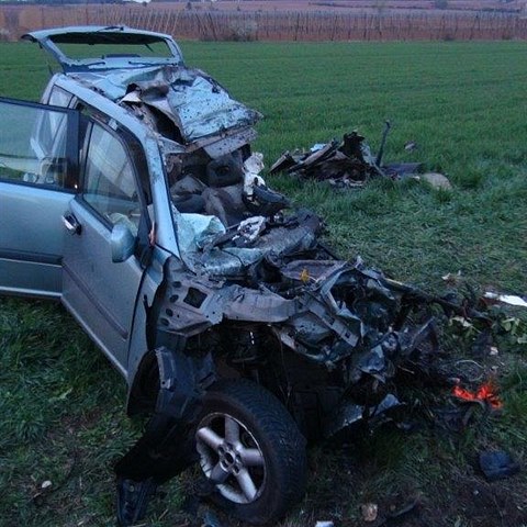 Takto vypadal v�z Dolansk�ho po nehod�.