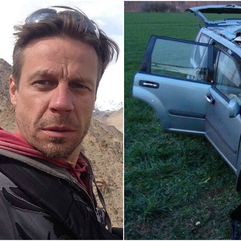 Martin Dolensk� zem�el p�i nehod� s kamionem. Nehodu nem�l �anci p�e��t.