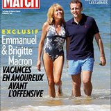 Macron a jeho žena se objevili i na přední straně prestižního časopisu Paris...