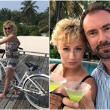 Emanuele Ridi a Lucie Hunrov jsou na Maledivch.