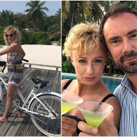 Emanuele Ridi a Lucie Hunrov jsou na Maledivch.