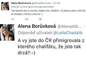 Borvková a její rasistické výroky vi novináce tmaví pleti Leile...