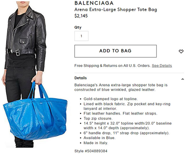 Balenciaga pila s takou jako z IKEA: