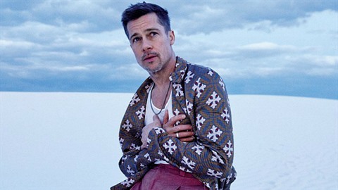 Brad Pitt k rozhovoru pro GQ Style Magazín absolvoval focení po amerických...
