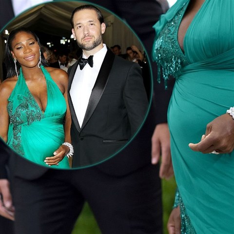 Serena Williams ukázala své těhotenské bříško.