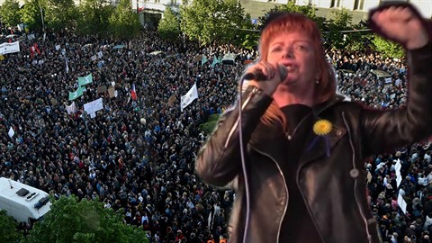 Bára tpánová patila ke zlatým hebm mezi vystupujícími na Václavském...