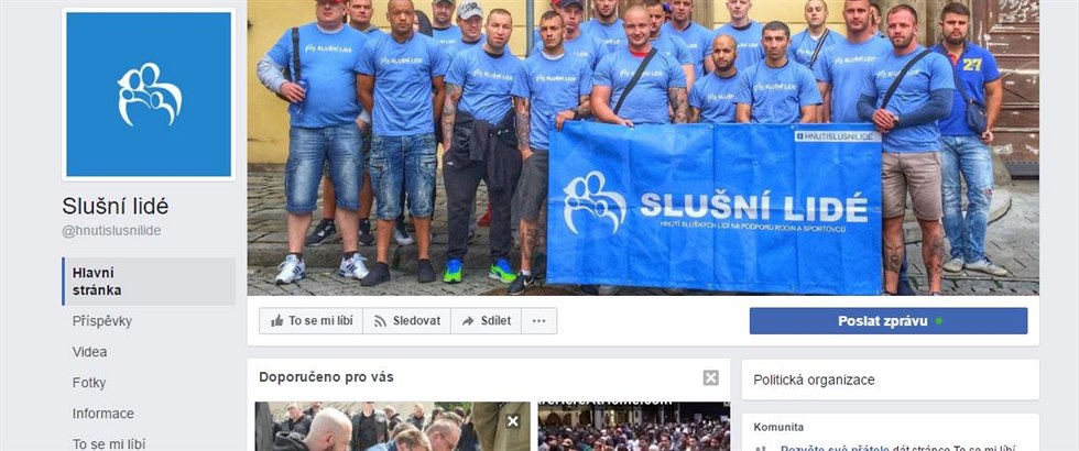 Sluní lidé nemají svj web, pouze facebookovou stránku.