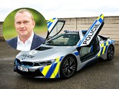 Vladimír Kruli, bývalý chlapec Kate Zemanové, sedl v policejním BMW i8.