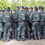 Německá policie v Gelsenkirchenu
