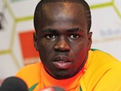 Africký fotbalista Cheik Tioté zemel.