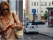 Ivana Chýlková si s parkováním v centru Prahy tkou hlavu nedlá.