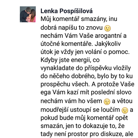 Je evidentn, e Slmov nepohodln komente mae. asto teba i nkolikrt za...