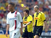 Tomá Rosický proil s Janem Kollerem v Dortmundu úspné období.