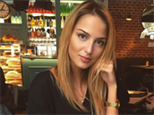 Pi návtv Prahy zavítala do Cafe~Cafe také Miss Slovensko 2016 Kristína...