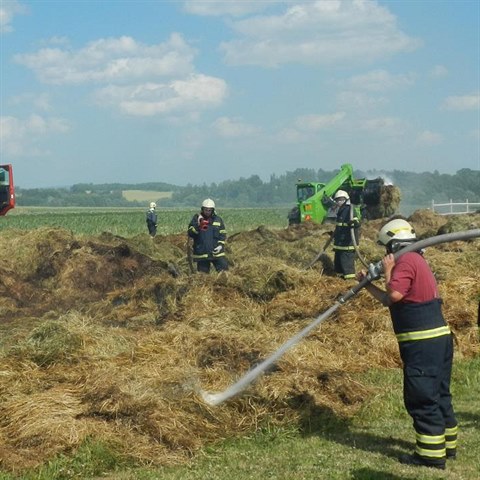 Por skladu sena v Makov u Jistebnice na Tborsku.