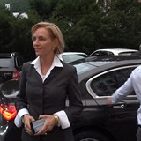 Uma Thurman u karlovarskho divadla.