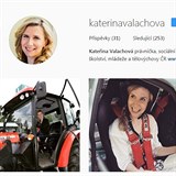 Kateina Valachov sdl na Instagramu pomrn zajmav snmky.
