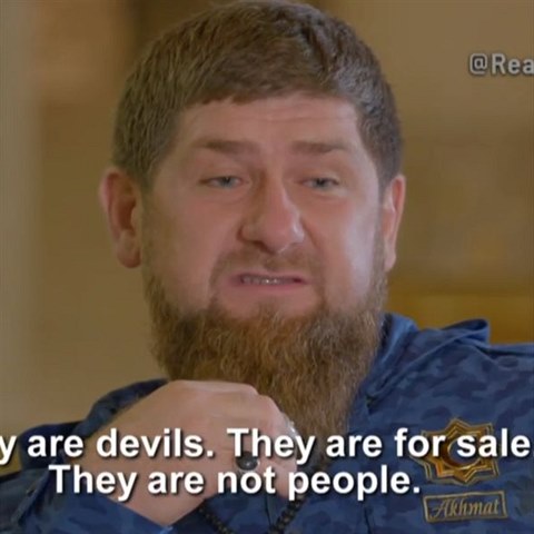 Ne jako sttnk, psob Ramzan Kadyrov jako zloinec.