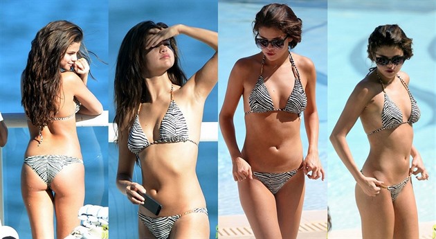 Selena Gomez vypadá v plavkách skvěle.